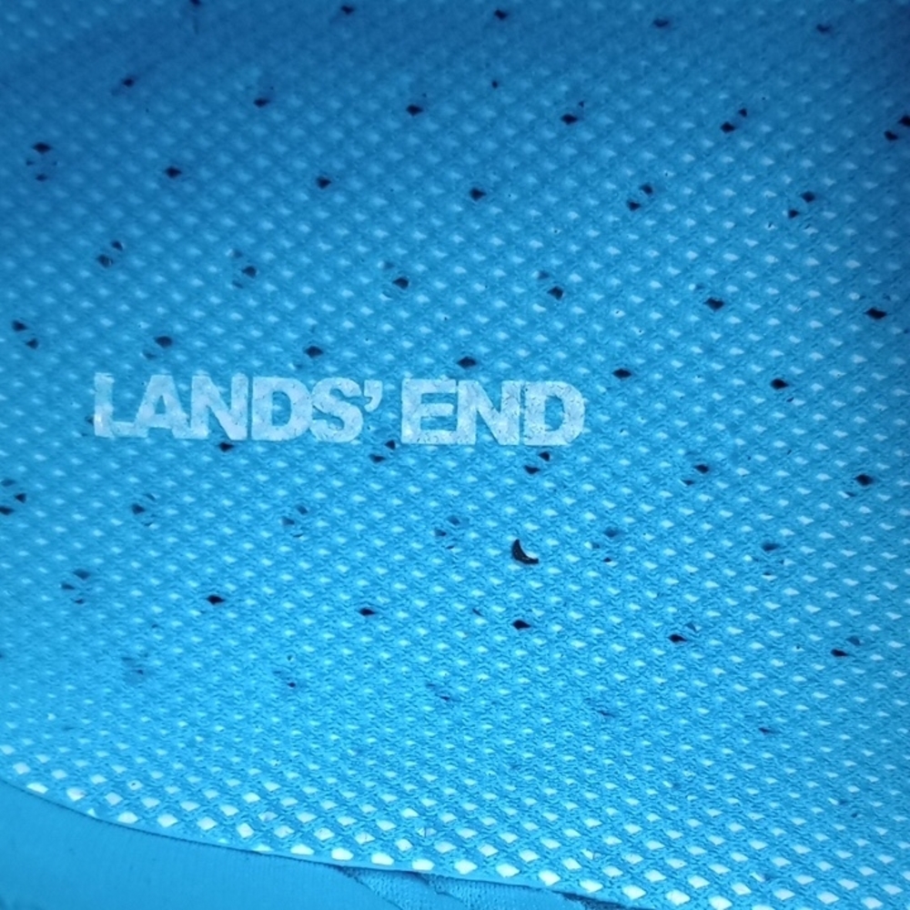 Lands' End‎ Blue Sneakers with Textured Strap - Picture 2 of 10